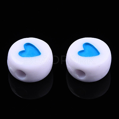 Opaque Acrylic Beads MACR-N008-57H-1