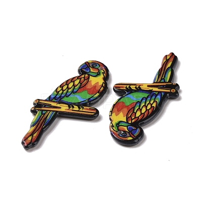 Printed  Acrylic Big Pendants SACR-G030-05B-1