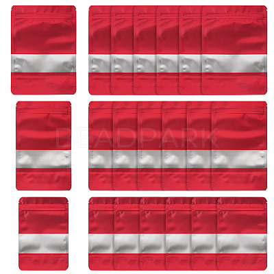 18Pcs 3 Styles PE Resealable Bags with Window OPP-TAD0001-01B-1