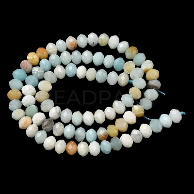 NNatural Flower Amazonite Bead Strands G-D344-A35-1