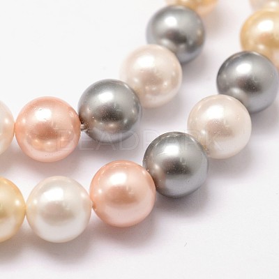 Shell Pearl Bead Strands LS-BSHE-L017-17-1