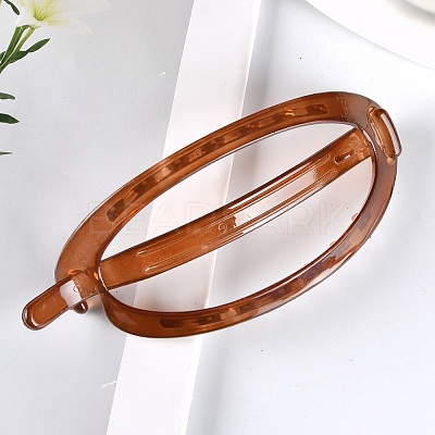 Oval Resin Hair Barrettes PHAR-H001-03C-1