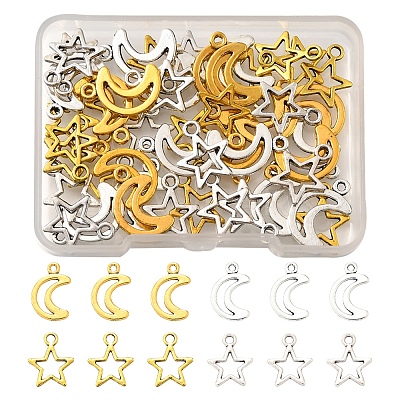 50Pcs Tibetan Style Alloy Charms TIBEP-FS0001-30-1