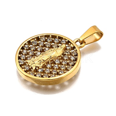 304 Stainless Steel Pendants STAS-B086-09H-G-1