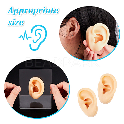 Soft Silicone Left Ear Displays Mould EDIS-WH0021-14B-1
