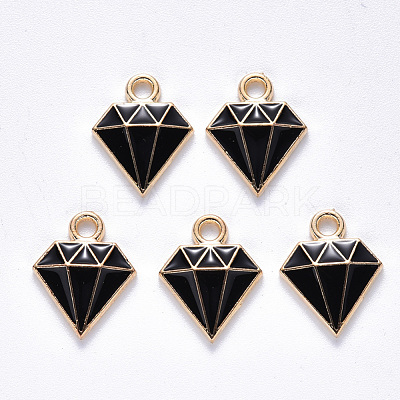 Alloy Enamel Charms ENAM-N054-027B-1