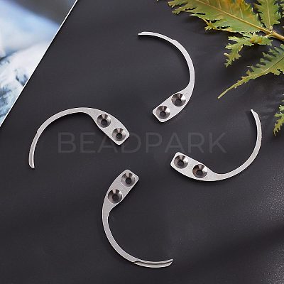 201 Stainless Steel Handheld Detacher Hook Key FIND-WH0038-78P-1