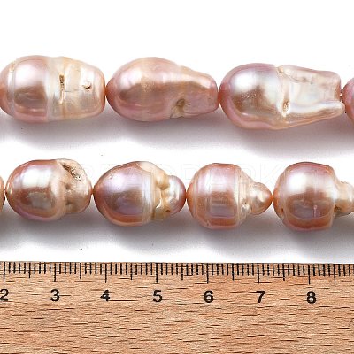 Natural Nucleated Pearl Beads Strands PEAR-B004-15F-01D-1