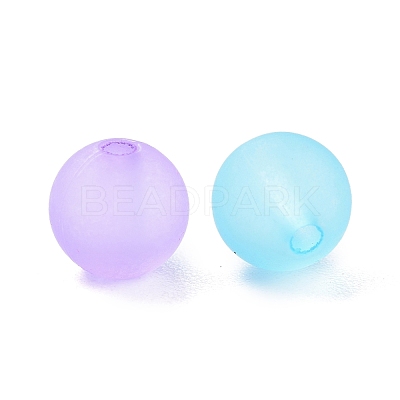 Transparent Acrylic Ball Beads FACR-R021-6mm-M-1
