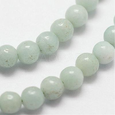 Natural Amazonite Beads Strands G-N0197-02-3mm-1