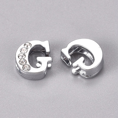 Alloy Slide Charms PALLOY-WH0066-21G-1