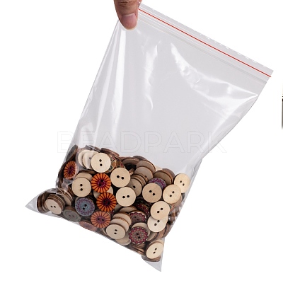 Plastic Resealable Packaging Bags OPP-Q002-16x24cm-1