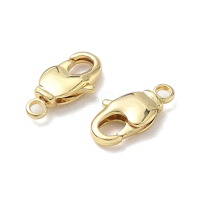 Brass Swivel Lobster Claw Clasps X-KK-K238-39G-M-1