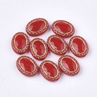 Plating Acrylic Beads X-PACR-T008-06D-1