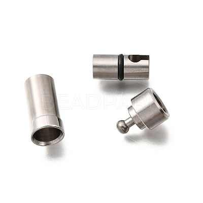 304 Stainless Steel Magnetic Clasps STAS-H263-07P-1