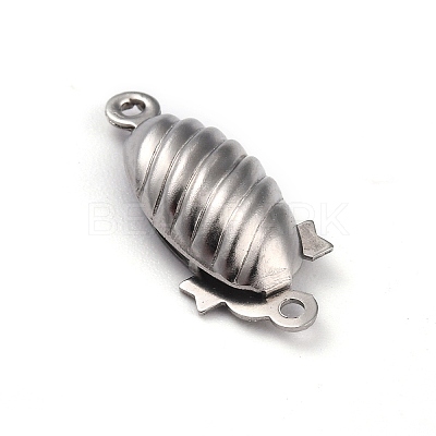 Non-Tarnish 304 Stainless Steel Box Clasps STAS-H151-16P-1