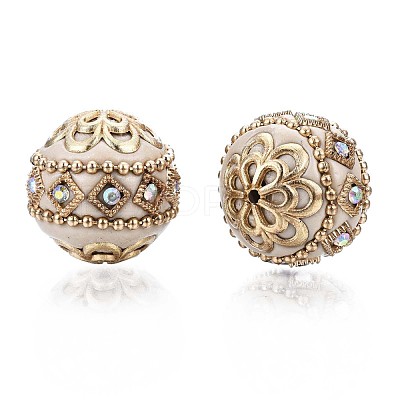 Handmade Indonesia Beads IPDL-E010-20-02-1