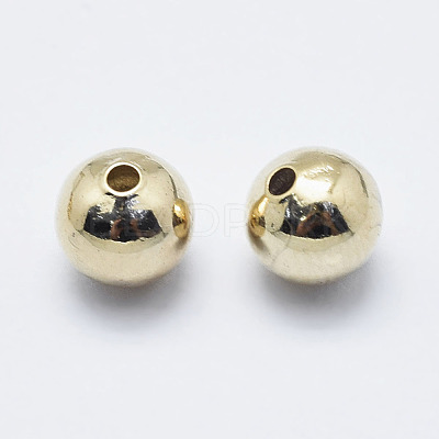 Brass Beads KK-G331-52G-6mm-NF-1
