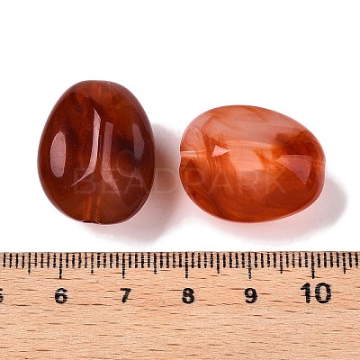 Opaque Acrylic Beads OACR-N137-36E-1