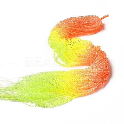 Transparent Gradient Color Glass Beads Strands LS-GLAA-H021-01B-09-1