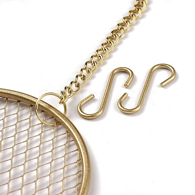 Iron Grid Shape Wall Mount Earring Display ODIS-P010-01G-1