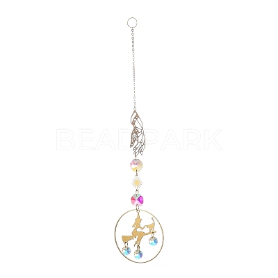 Brass Big Pendant Decorations LS-HJEW-M005-01G-01-1