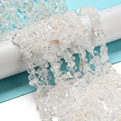 Natural Quartz Crystal Chip Beads Strands X-G-M205-01A-1