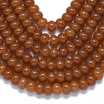 Natural Malaysia Jade Beads Strands G-B165-G01-5x8mm-15-1