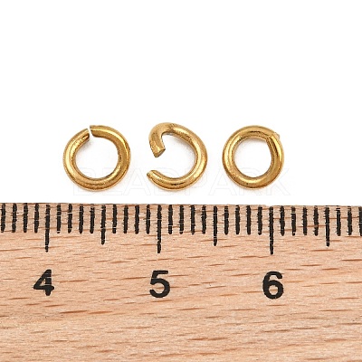 304 Stainless Steel Open Jump Rings STAS-M235-02H-G-1