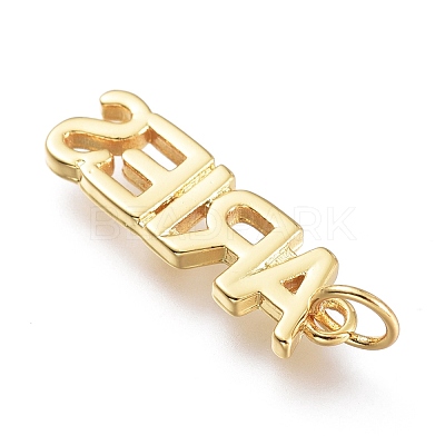 Brass Pendants ZIRC-I048-15G-03-1