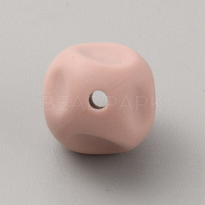 Cube Food Grade Eco-Friendly Silicone Beads SIL-TAC0003-11I-1