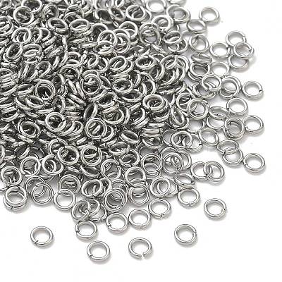 Tarnish Resistant 304 Stainless Steel Open Jump Rings STAS-Q186-02-3.5x0.7mm-1