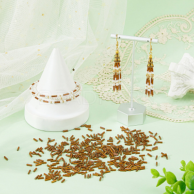 3000Pcs Glass Bugle Beads SEED-PA0001-13A-1