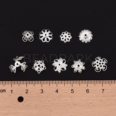 Brass Bead Caps KK-MSMC008-S-1
