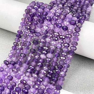 Natural Amethyst Beads Strands G-C127-B02-01-1