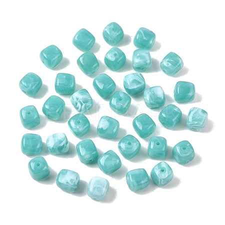 Opaque Acrylic Beads X-OACR-D320-01H-1