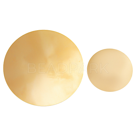 AHADEMAKER 2Pcs 2 Style Brass Sheet KK-GA0001-46-1