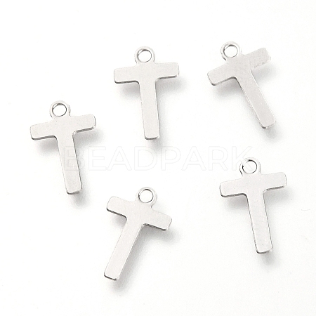 Non-Tarnish 201 Stainless Steel Charms X-STAS-C021-06P-T-1