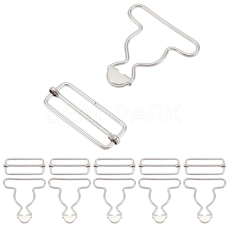 6 Bags Adjustable Iron Buckles IFIN-CY0001-04P-1