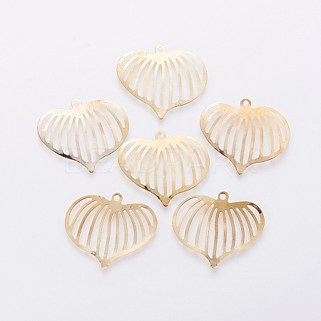Iron Filigree Pendants LS-X-IFIN-F158-48G-1