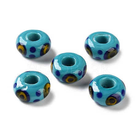 Handmade Lampwork European Beads LA-CBA0C61-01I-1