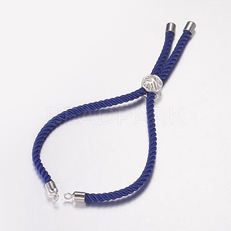 Nylon Twisted Cord Bracelet Making MAK-F019-03P-1
