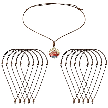 Korea Waxed Polyester Cord Adjustable Necklace Making NJEW-YW00001-1