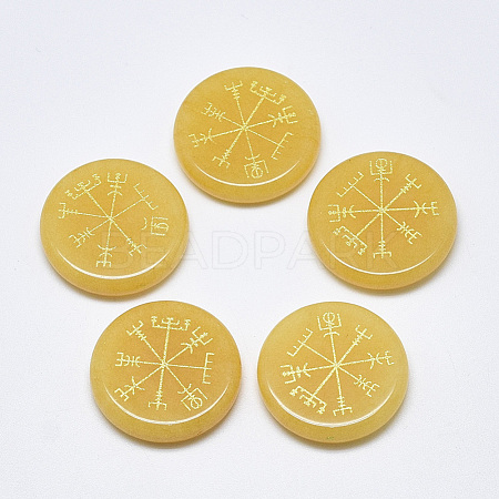 Natural Topaz Jade Cabochons G-T122-39F-1