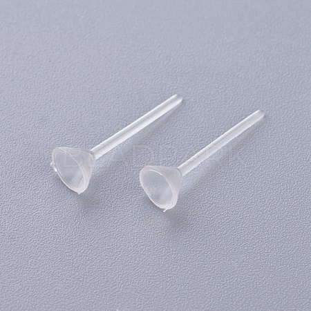 Plastic Stud Earring Findings KY-G006-01-5mm-1