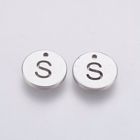 Non-Tarnish 304 Stainless Steel Charms STAS-P212-15P-19-1