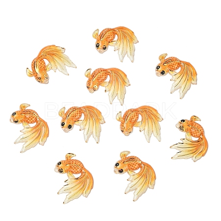 10Pcs UV Printing Acrylic Pendants TACR-YW0003-22D-1