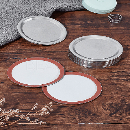10Pcs Tinplate Bottle Caps IFIN-LP0001-31A-1