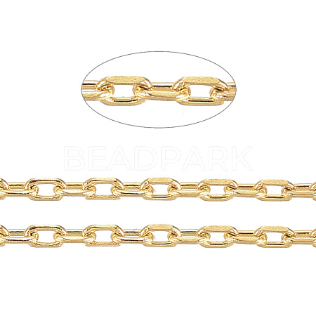 Ion Plating(IP) 304 Stainless Steel Cable Chains CHS-D004-01G-1