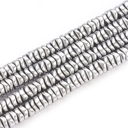 Electroplate Non-magnetic Synthetic Hematite Beads Strands X-G-T061-179K-1